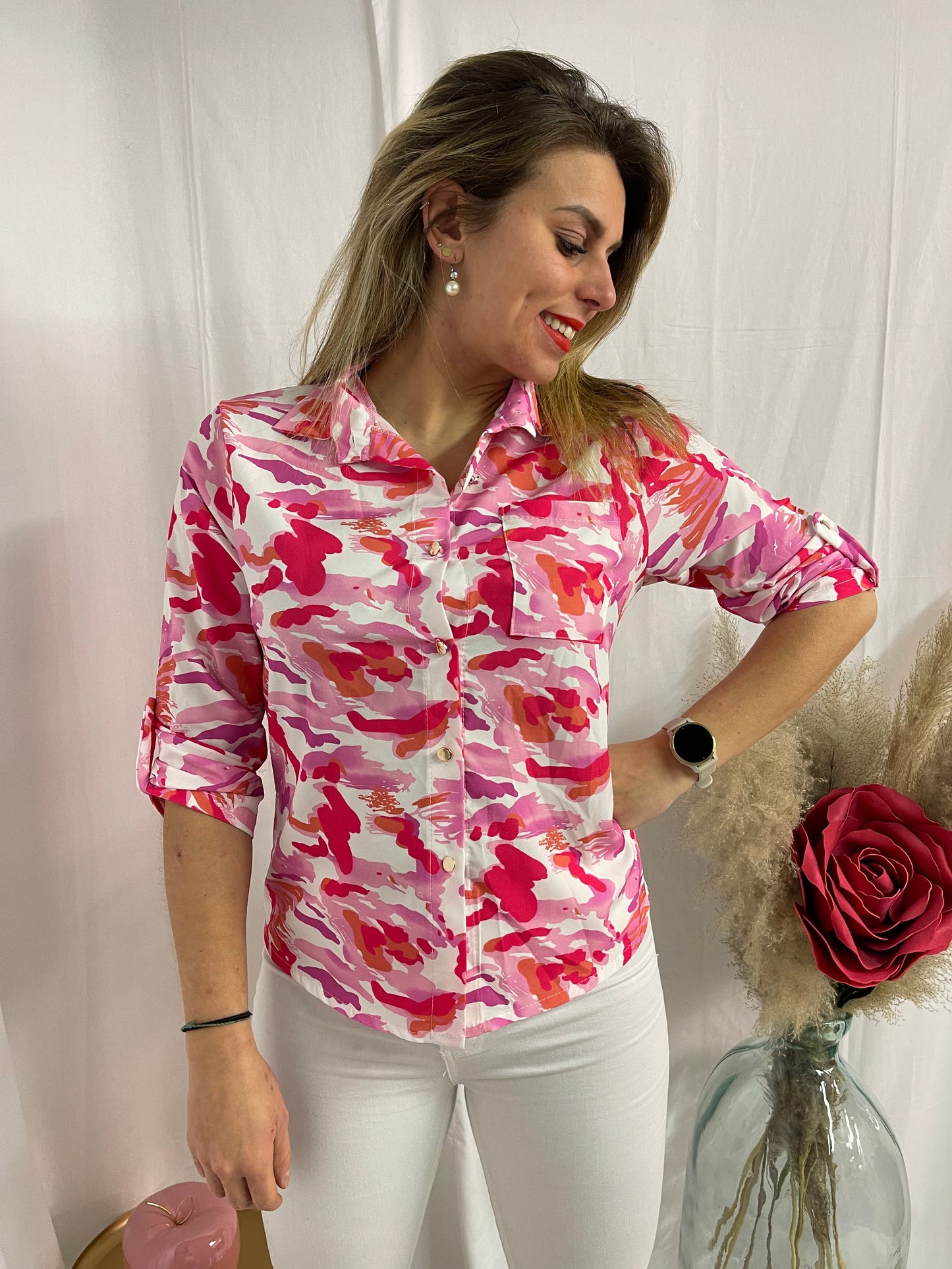 CHEMISE SAMARA ROSE