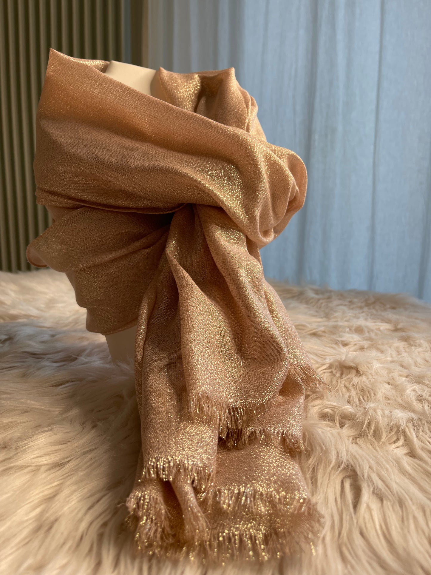 FOULARD LYNE BEIGE