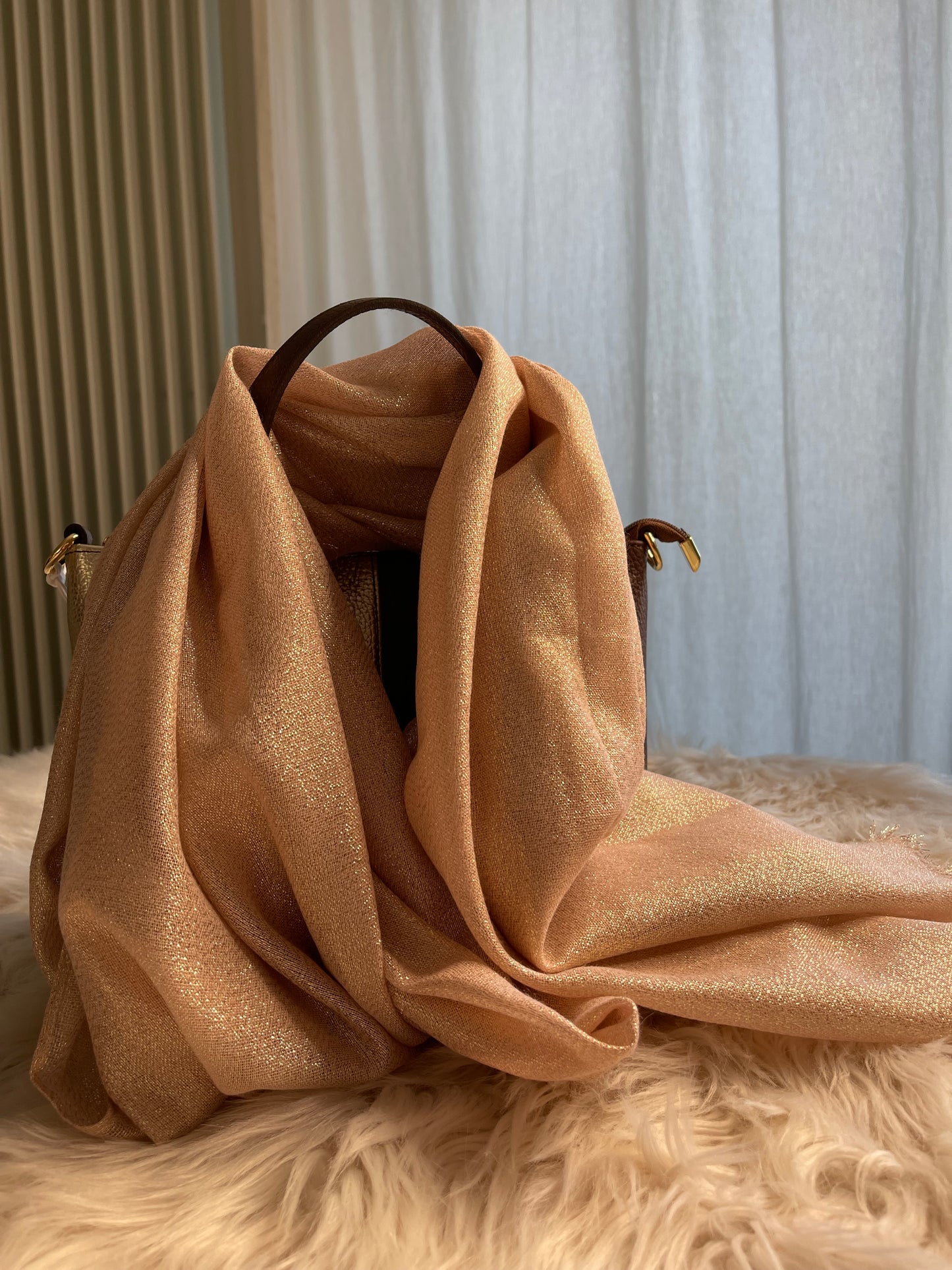 FOULARD LYNE BEIGE