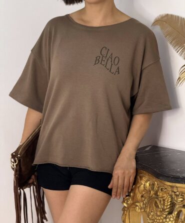 HAUT CIAO BELLA TAUPE