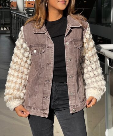 VESTE JEANS SAMYA BEIGE