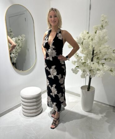 ROBE ILY NOIR / BEIGE