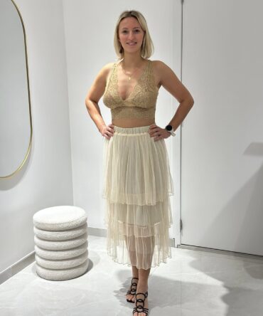 JUPE TARA BEIGE