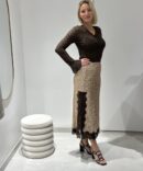 JUPE ABI DORÉ/CHOCO