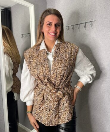 VESTE NAOKA LÉOPARD