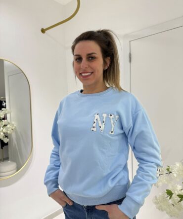 PULL NY BLEU CIEL
