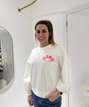 PULL ICONIC BLANC